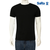 SaRa Mens T-shirt (MTS472FKA-Black), Size: S