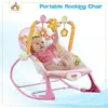 Fisher Price Infant to Toddler Baby Rocker with Musical Toy Bar & Vibrations- Pink