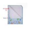 Waterproof Urine Pad For Baby XL size(31 X 25 inch) Blue