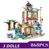 868PCS Friends toys Building Blocks For Children Girls Series Friendship House Set Bricks Kids TOYS