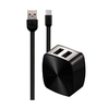 Remax RP-U215 Dual USB Charger With 1M Type-C Data Cable 2.4A