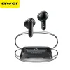 Awei T85 ENC Bluetooth Earphones V5.3 Wireless Bluetooth Headphones IPX6 Waterproof Earbuds Hifi Stereo Sports Headset Gamer