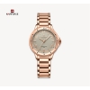 NAVIFORCE NF5021 Rose Gold Stainless Steel Analog Watch For Women - Gray & Rose Gold