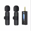 K35 Dual Wireless Microphone 3.5mm Supported for Camera, Sound card, Smartphone