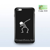 Customized mobile back cover -Black