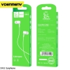 VDENMENV DR02 Earphone 1.2Meter Plastic Housing Contoller with Mic