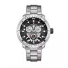 NAVIFORCE NF9158 Silver Stainless Steel Chronograph Watch For Men - Silver