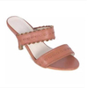 PU Leather Heeled Sandal For Women