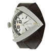 Fastrack White Dial Brown Leather Strap Watch