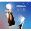 Selfie Mini Q Phone LED Flash Light 65 MAH Rechargeable Battery Pink Meulet