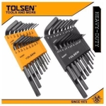 TOLSEN 36pcs Allen Hex Key Set (Inches & Metric) Black Finish 20094