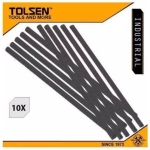 TOLSEN 10pcs Mini Hacksaw Blade (6"x1/2"x24T) Industrial Grade 30060