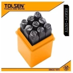 TOLSEN 9pcs Steel Number Punch Stamp Set (6mm) 25097