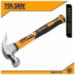 Tolsen Claw Hammer (8oz / 225g) Fiberglass Handle Smooth Face Nail Puller Grip pro Series 25028