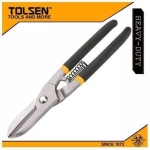 TOLSEN Professional Tinman's Snips (250mm, 10") Bi-Dipped Handle 30030