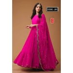 Unstiched Mejenda Georgette Gown For Women