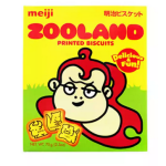 Meiji Zooland Printed Biscuits 70g