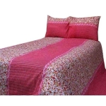 Pink Bedsheet Set & Pillow Cover
