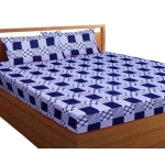 Blue Bedsheet Set & Pillow Cover