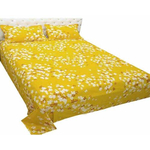 Yellow Bedsheet Set & Pillow Cover