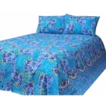Sky Blue Bedsheet Set & Pillow Cover