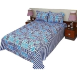 Sky Blue Bedsheet Set & Pillow Cover