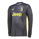 Juventus 2018/19 Third Jersey - Long Sleeve- Ash