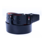 safa leather-Formal Artificial Leather Belt-Black