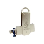 Teutons Mettalic Knight Squared OTG Flash Drive USB 3.1 Gen 1  32GB