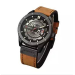 C8301 - Brown Leather Analog Watch for Men