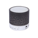 LED Light Mini Bluetooth Speaker - Black and White