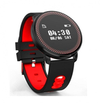 CF007 Fitness Tracker Smart Wristband - Black and Red