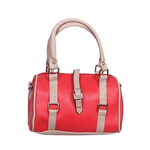Red PU Leather Hand Bag For Women