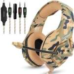 Camouflage PS4 Headset Bass Gaming Headphone