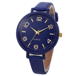 Women Casual Checkers Faux Leather Watch