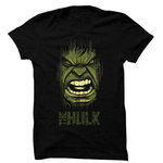 Black Cotton Hulk Men's T-shirt