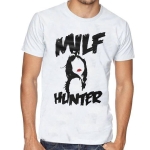 Milf Hunter Casual Men's White T-Shirt