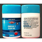 Omega 3 Fish Oil 1000mg 50 Capsules