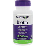 Natrol Biotin Beauty Tablets 10,000mcg 100 tablet