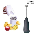 Combo of Perfect Fries Cutter and Magic Hand Coffee Mixer