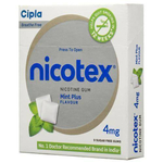Nicotex Anti Nicotine Chewing Gum Mint - 4gm 1Box