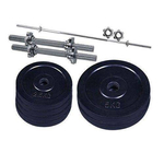 Dumbbell and Barbell Set 20kg - Black and Silver
