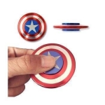 Captain America Round Metal Spinner