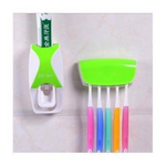 Auto Toothpaste Dispenser With Toothbrush Holder