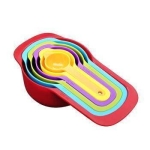 Colorful Cooking Measuring Spoons Plastic 6pcs