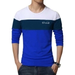 Blue Full Sleeve T-shirt For Men