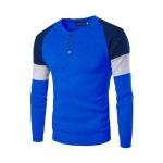 Blue Full Sleeve T-shirt For Men