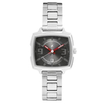 Fastrack Loopholes Grey Dial Stainless Steel Strap Watch