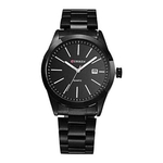 Stainless Steel Analog Watch - Black