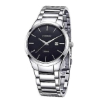 8106 Stainless Steel Analog Watches - Silver